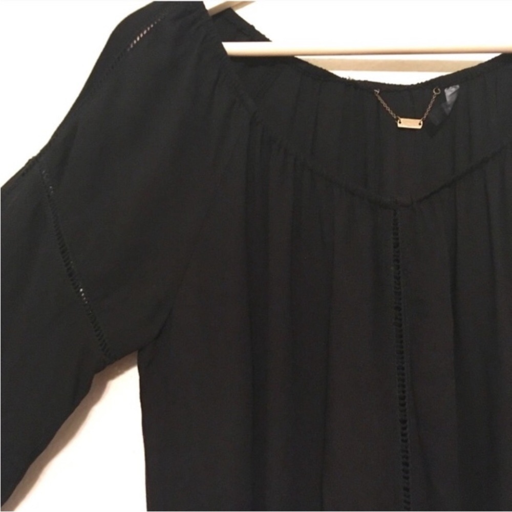 Young Fabulous & Broke Off-Shoulder Black Romper size small NWOT - Picture 5 of 8